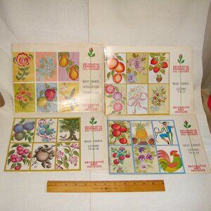 Vtg 1964 Decorative Arts Institute Oil Painting Instruction Books, Lessons 1-24